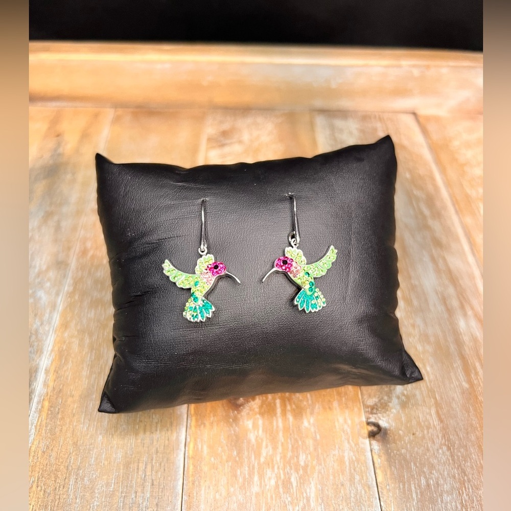 Colorful Hummingbird Earrings